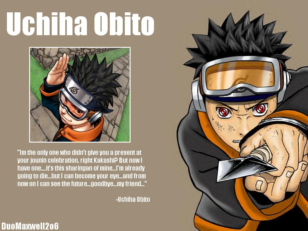 Uchiha Clan Profil Obito Uchiha Diogomitoha